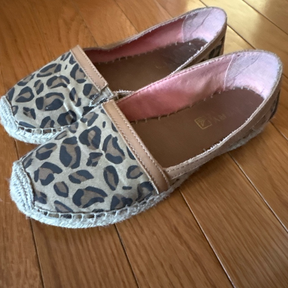 Tory Burch Pink Slip-On Espadrille Flats